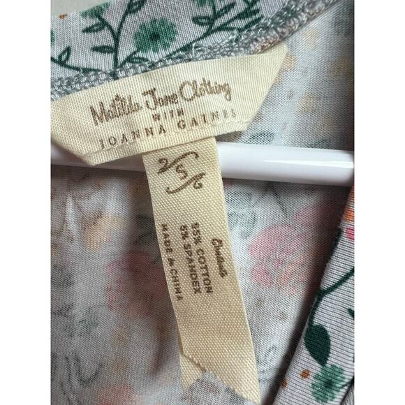 Matilda Jane Joanna Gaines Once Upon A Time Down On the Farm Dress Floral Green - Picture 2 of 10